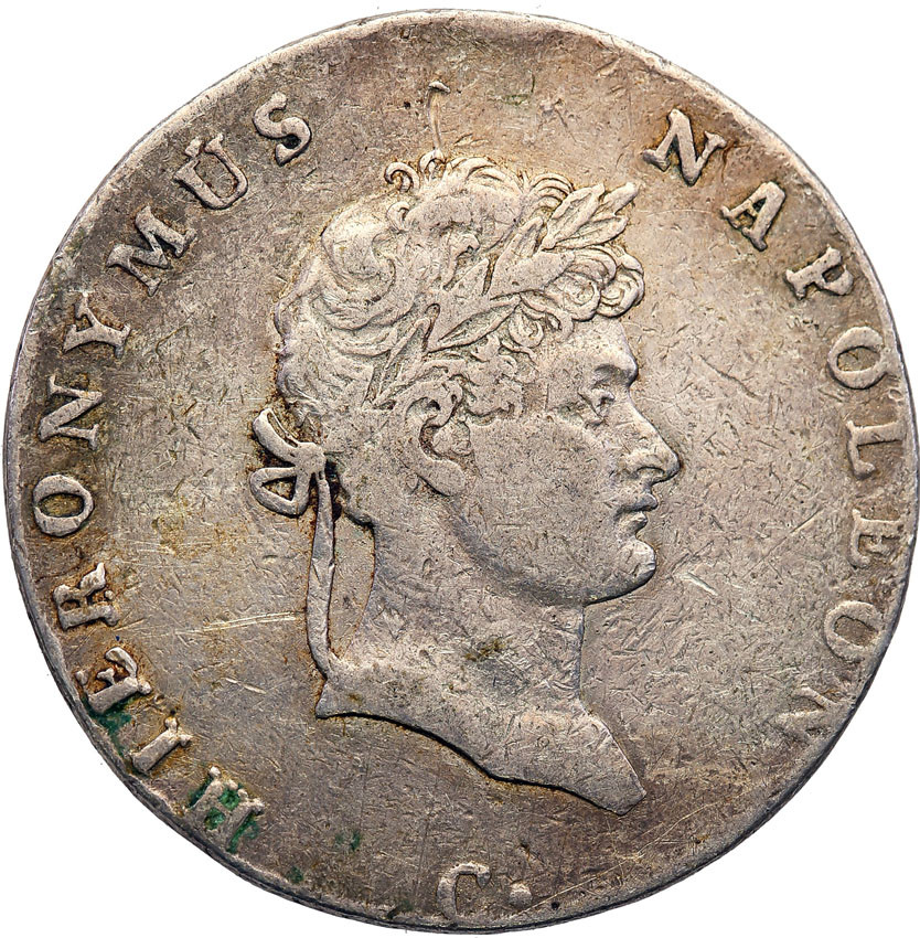 Niemcy, Westfalia. Hieronymus Napoleon (1807-1813). Gulden 1811 C, Clausthal